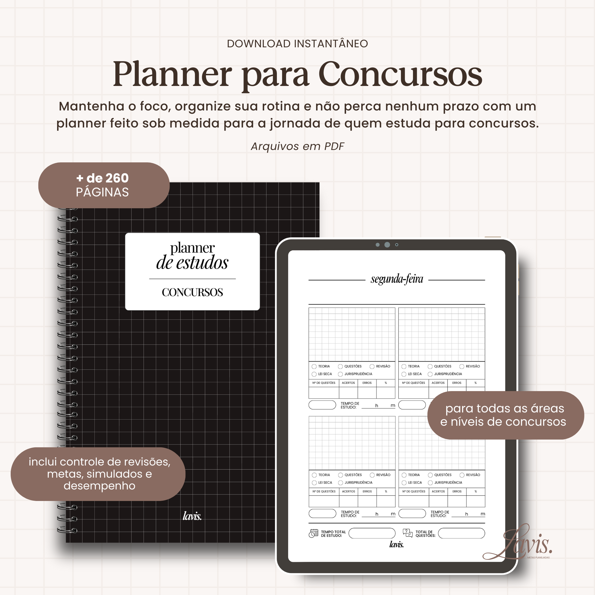 Planeje seus estudos, acompanhe prazos e mantenha o foco com o Planner Universitário - pensado especialmente para a rotina acadêmica (3)