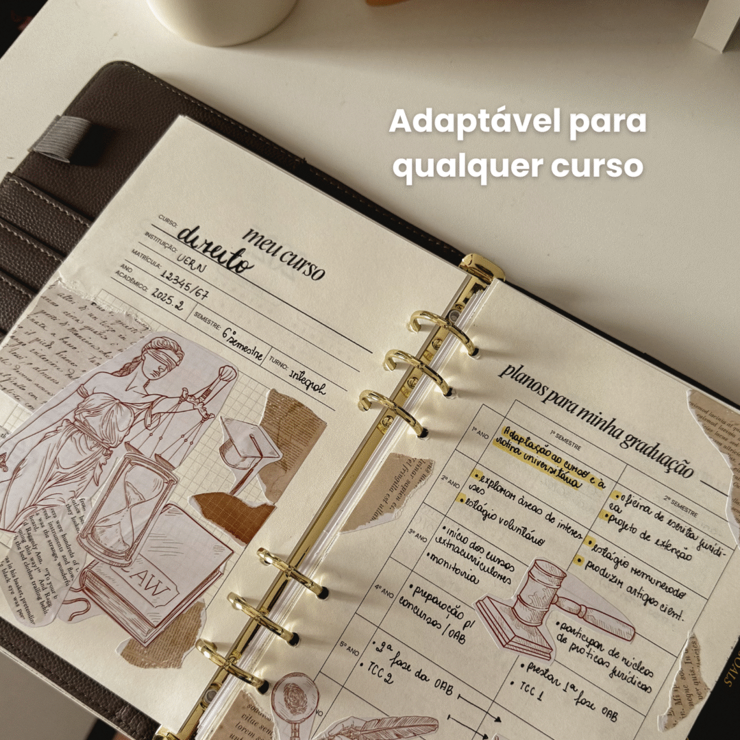 Planeje seus estudos, acompanhe prazos e mantenha o foco com o Planner Universitário - pensado especialmente para a rotina acadêmica (5)