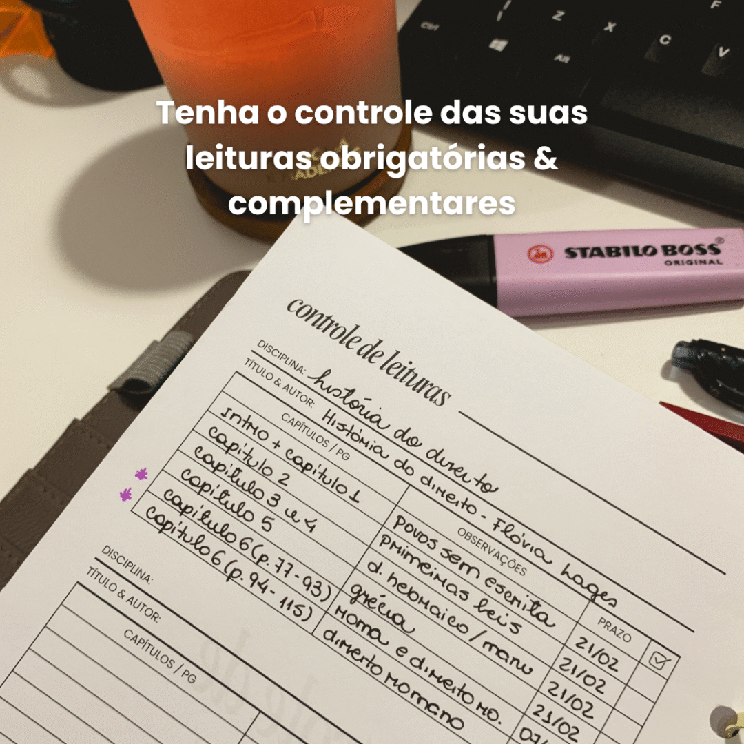 Planeje seus estudos, acompanhe prazos e mantenha o foco com o Planner Universitário - pensado especialmente para a rotina acadêmica (8)